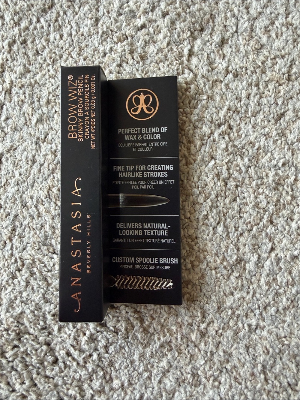 NEw Anastasia Beverly Hills Brow Wiz Skinny Brow Pencil - Soft Brown